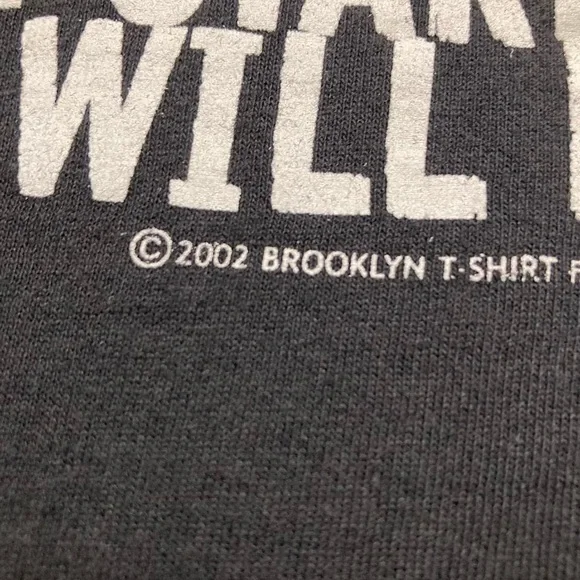 ☀️ Vintage Brooklyn Factory Don't Start With Me Graphic Tee Mens Size XL Black - Picture 5 of 5